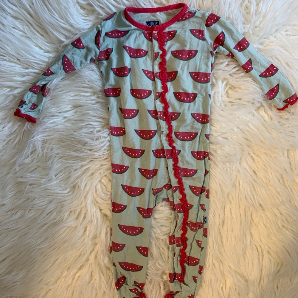 ✔️SOLD✔️ Kickee Pants Watermelon Coverall